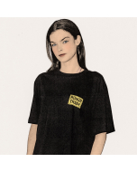 Rough Trade Records Black Oversized Shirt