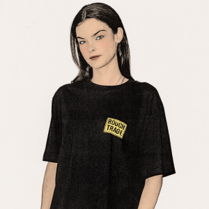 Rough Trade Records Black Oversized Shirt